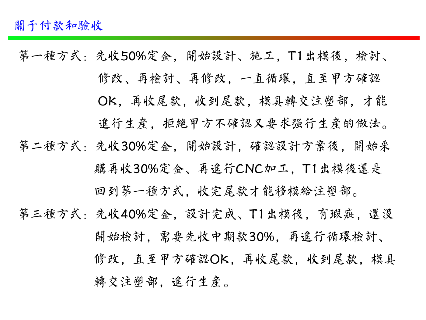 關(guān)于付款和驗收.gif